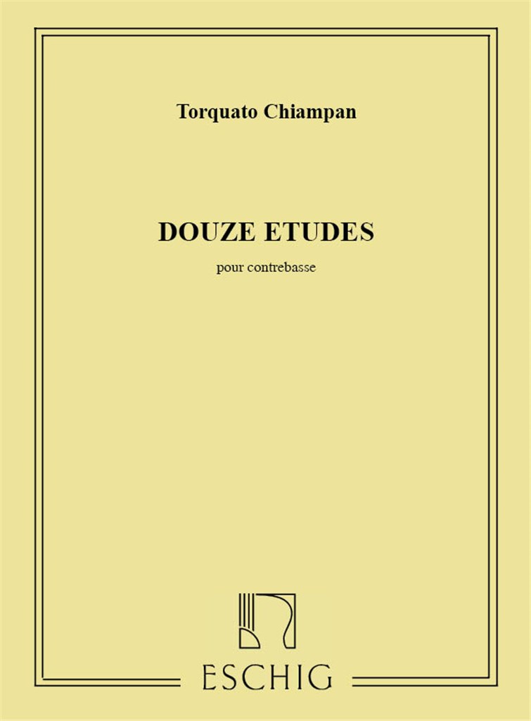 12 Etudes Contrebasse
